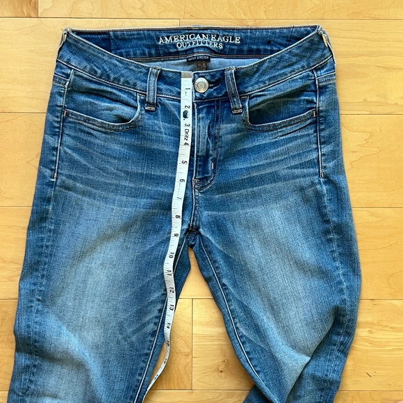 ~American Eagle ~ Jeans ~ Jegging ~ Super Stretch ~ 4 Long - Picture 8 of 9